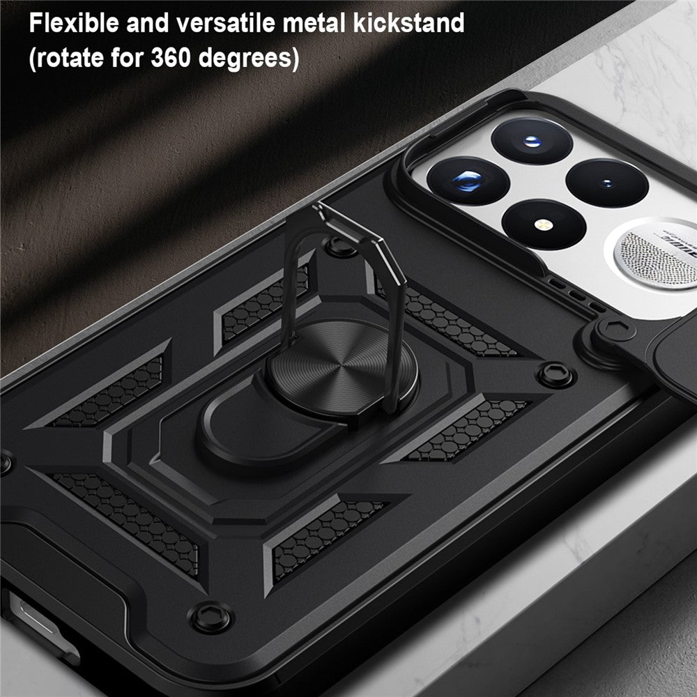 Coque pour Xiaomi Poco F9 Ultra, Techsuit, CamShield, noire