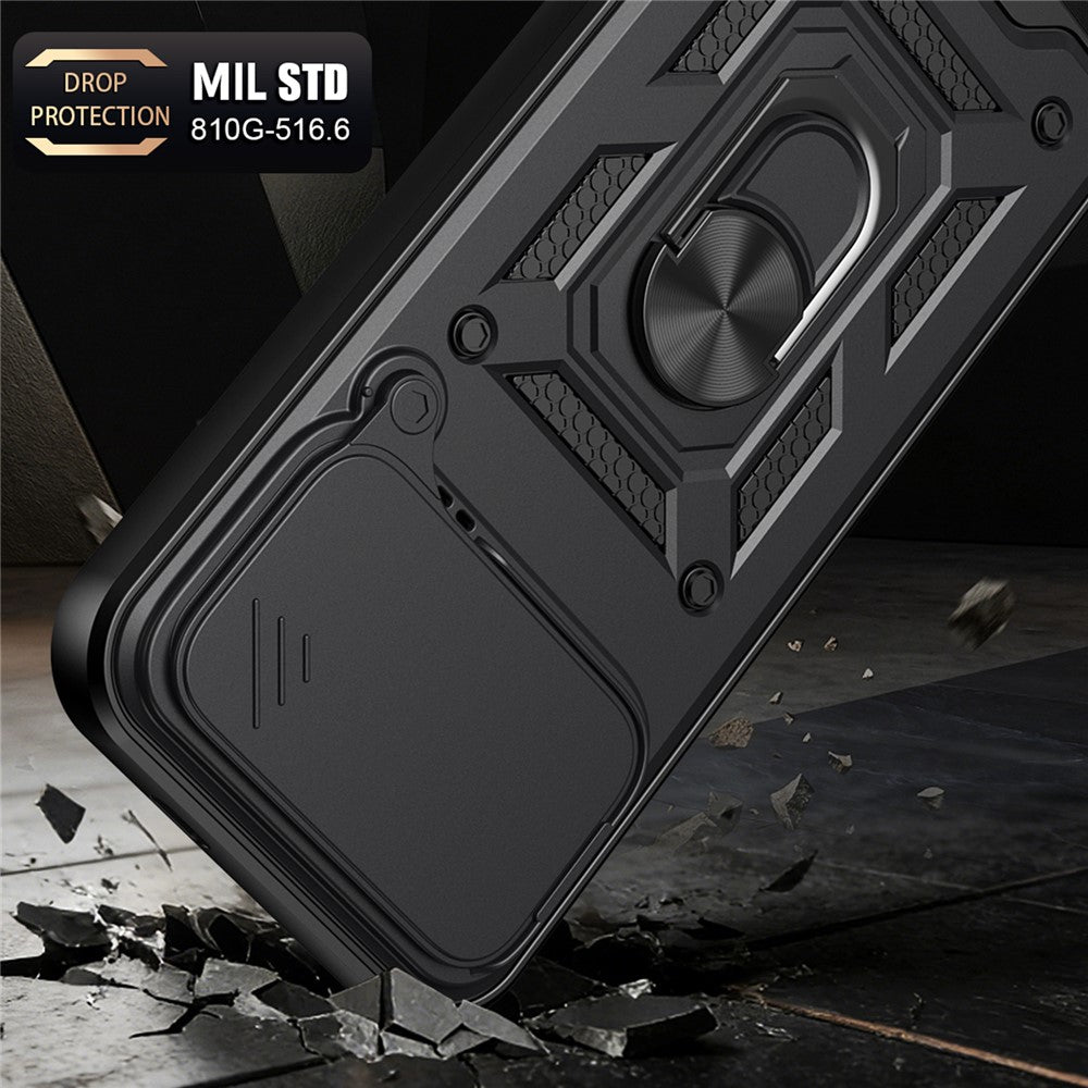 Coque pour Xiaomi Poco F9 Ultra, Techsuit, CamShield, noire