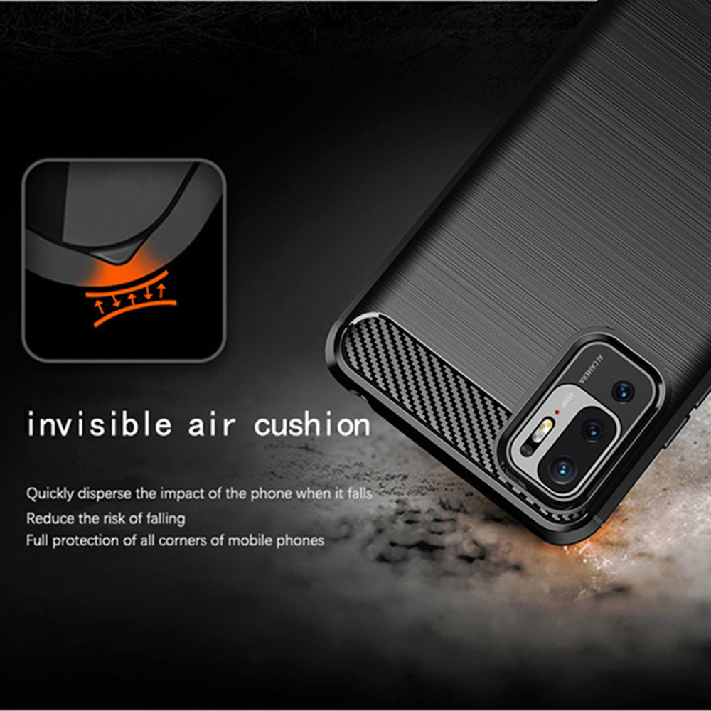 Case for Xiaomi Poco M3 Pro 5G / Redmi Note 10 5G, Techsuit, Carbon, Black