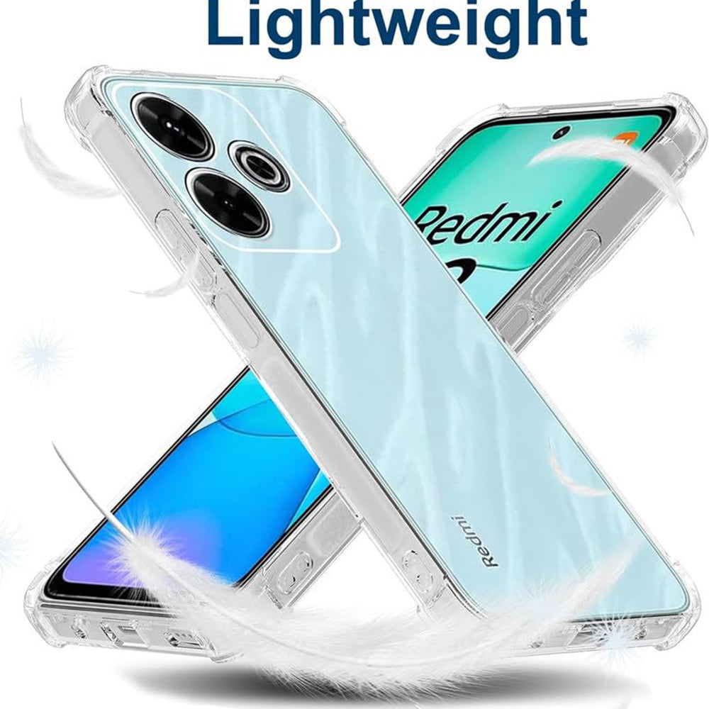 Hülle für Xiaomi Poco M6 4G / Redmi 13, Techsuit, stoßfest klar, transparent