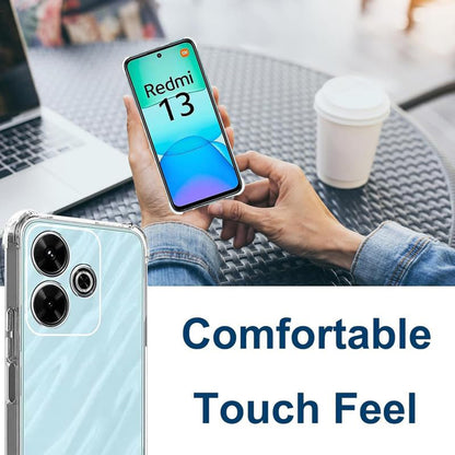 Hülle für Xiaomi Poco M6 4G / Redmi 13, Techsuit, stoßfest klar, transparent