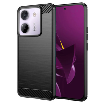 Hülle für Xiaomi Poco M7 Pro 5G, Techsuit, Carbon, Schwarz