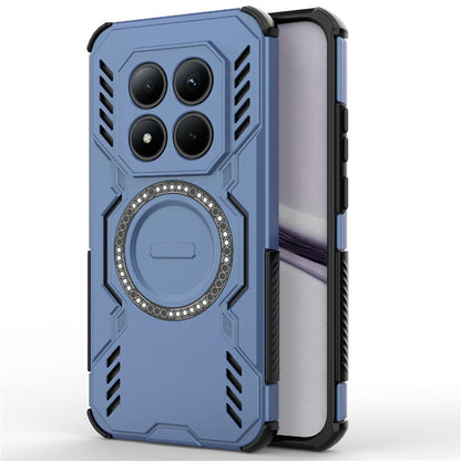 Étui MagSafe pour Xiaomi Poco M8 Pro / Redmi Note 15 Pro+ 5G, Techsuit, ArmorMag, Bleu