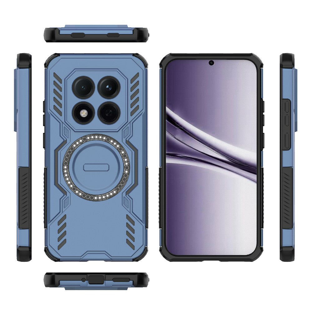 Étui MagSafe pour Xiaomi Poco M8 Pro / Redmi Note 15 Pro+ 5G, Techsuit, ArmorMag, Bleu