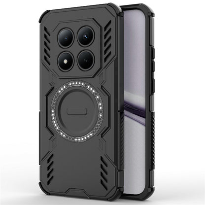 Coque MagSafe pour Xiaomi Poco M8 Pro / Redmi Note 15 Pro+ 5G, Techsuit, ArmorMag, Noire