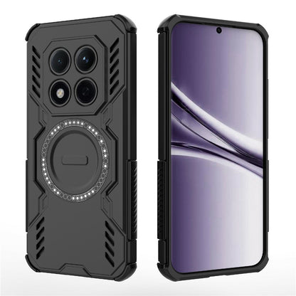 Coque MagSafe pour Xiaomi Poco M8 Pro / Redmi Note 15 Pro+ 5G, Techsuit, ArmorMag, Noire