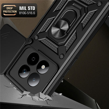 Étui pour Xiaomi Poco M8 Pro / Redmi Note 15 Pro+ 5G, Techsuit, CamShield, Rose Doré