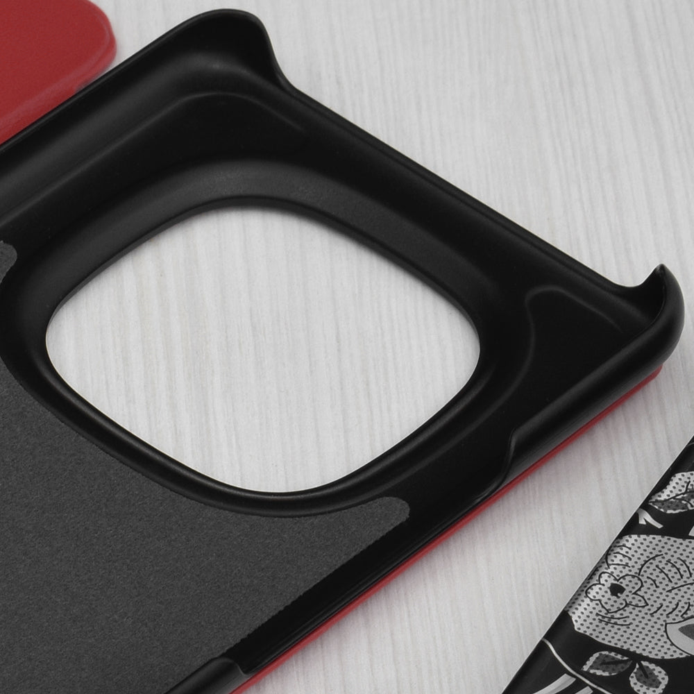 Étui pour Xiaomi Poco M8 Pro / Redmi Note 15 Pro+ 5G, Techsuit, eFold, Rouge
