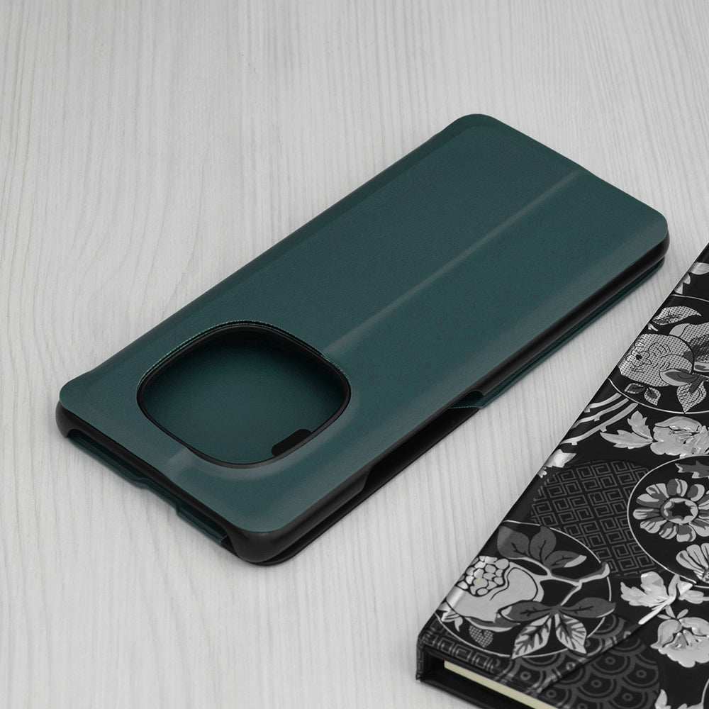 Étui pour Xiaomi Poco M8 Pro / Redmi Note 15 Pro+ 5G, Techsuit, eFold, Vert Foncé