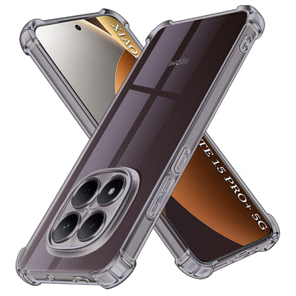 Étui pour Xiaomi Poco M8 Pro / Redmi Note 15 Pro+ 5G, Techsuit, Shockproof Clear, Noir