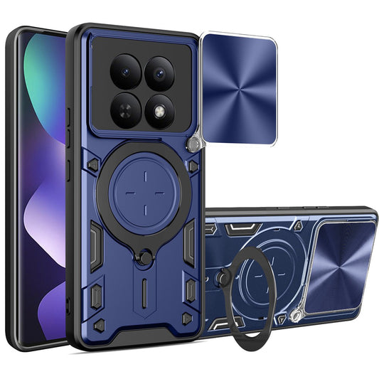 Étui pour Xiaomi Poco M8 / Redmi Note 15 5G / Note 15 4G, Techsuit, CamGuard Pro, Bleu