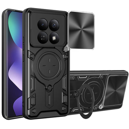 Étui pour Xiaomi Poco M8 / Redmi Note 15 5G / Note 15 4G, Techsuit, CamGuard Pro, Noir