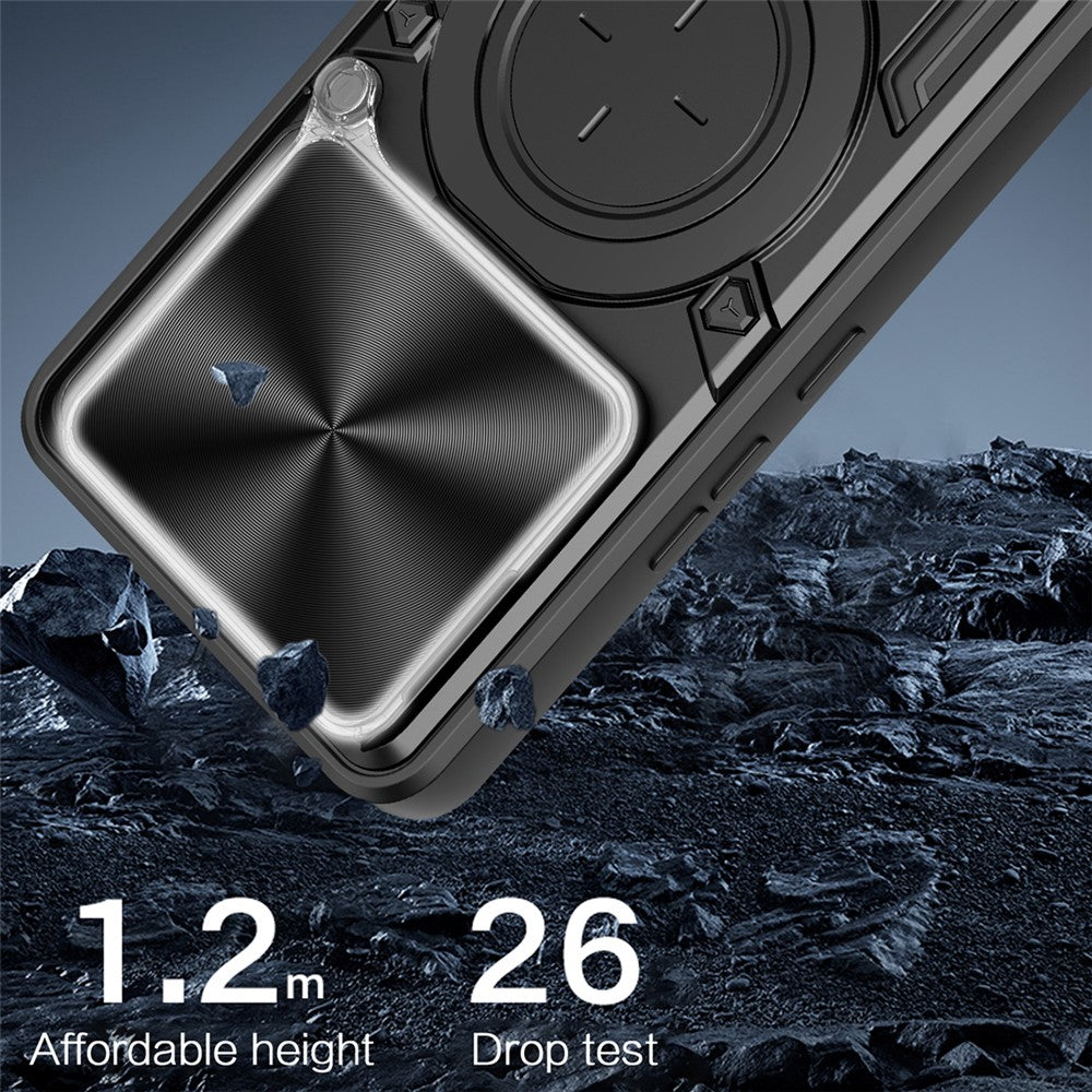 Étui pour Xiaomi Poco M8 / Redmi Note 15 5G / Note 15 4G, Techsuit, CamGuard Pro, Noir