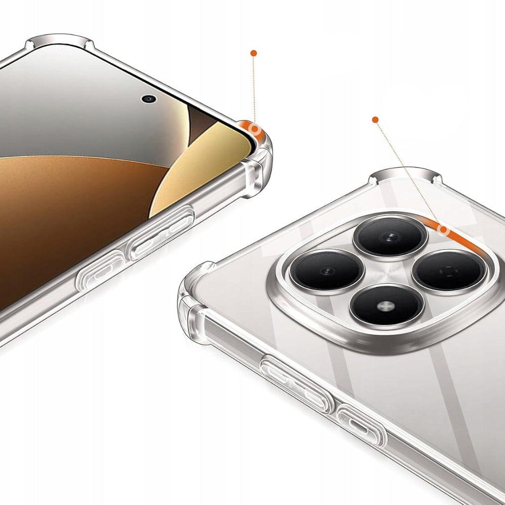 Hülle für Xiaomi Poco M8 / Redmi Note 15 5G / Note 15 4G, Techsuit, Shockproof Clear, Transparent