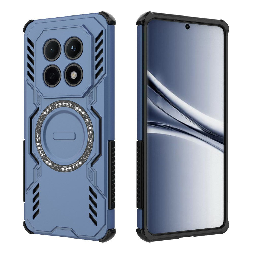 Étui MagSafe pour Xiaomi Poco M8 / Redmi Note 15 5G, Techsuit, ArmorMag, Bleu