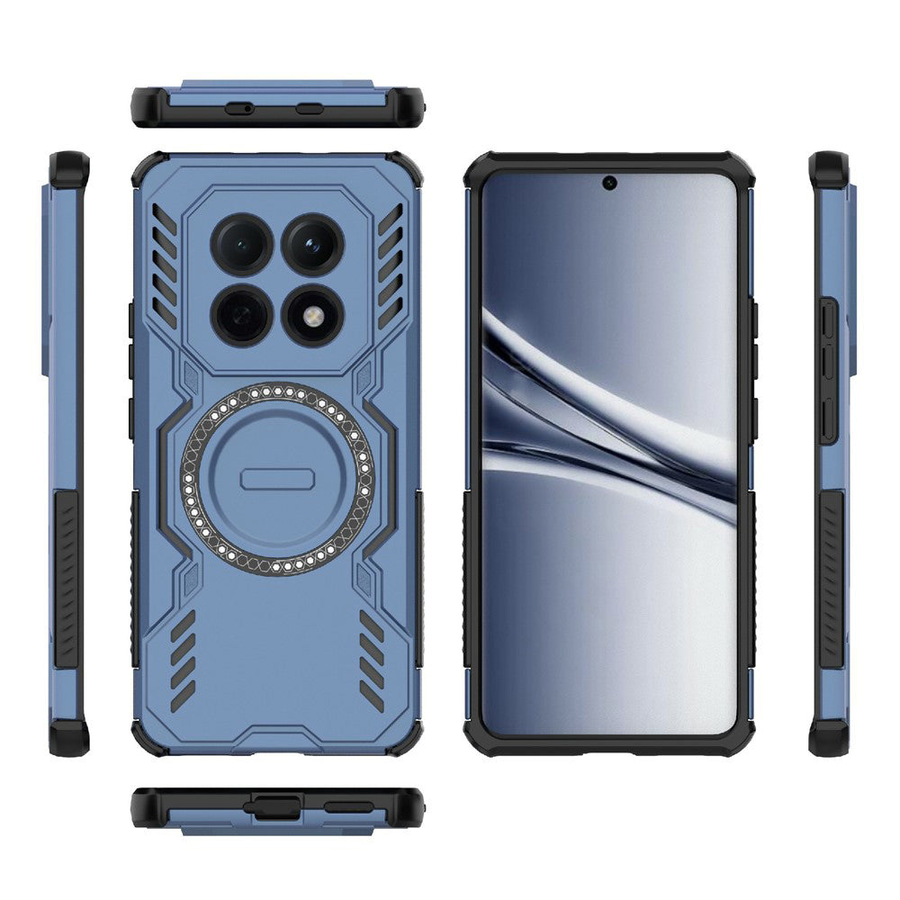 Étui MagSafe pour Xiaomi Poco M8 / Redmi Note 15 5G, Techsuit, ArmorMag, Bleu