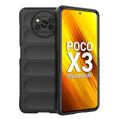 Hülle für Xiaomi Poco X3 Pro / X3 NFC / X3, Techsuit, Magic Shield, Schwarz