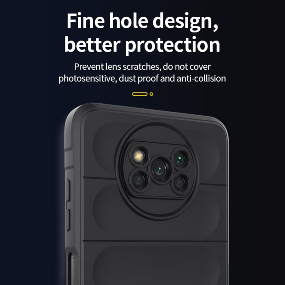 Hülle für Xiaomi Poco X3 Pro / X3 NFC / X3, Techsuit, Magic Shield, Schwarz