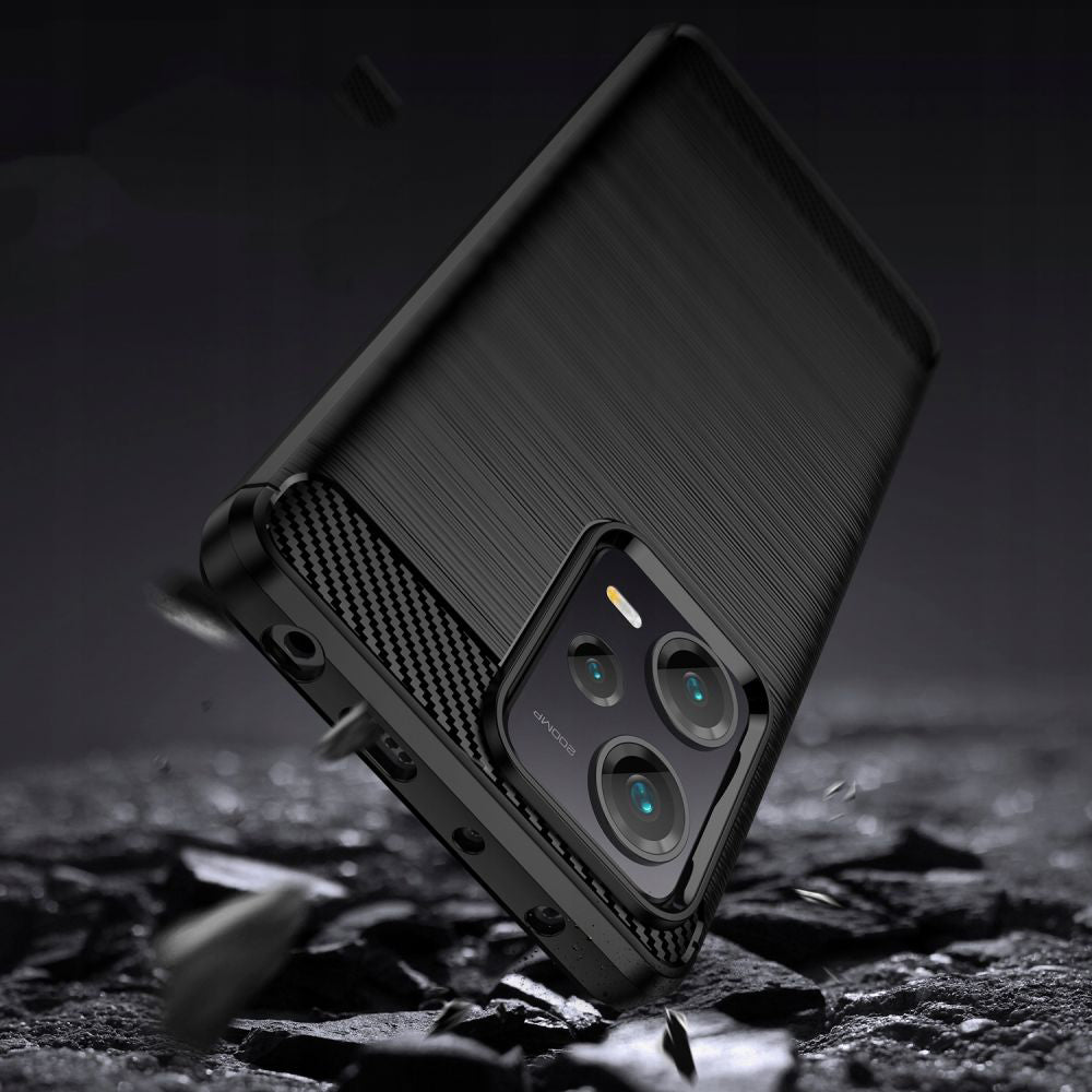 Coque pour Xiaomi Poco X5 / Note 12 5G, Techsuit, Carbone, Noire