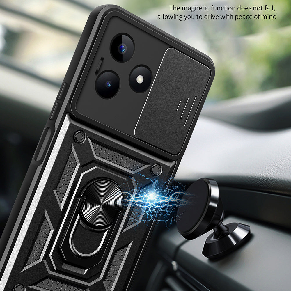 Case for Xiaomi Poco X6 / Note 13 Pro 5G, Techsuit, CamShield, Black
