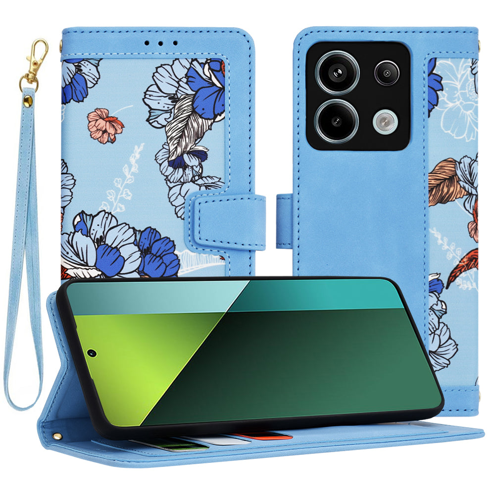 Case for Xiaomi Poco X6 / Note 13 Pro 5G, Techsuit, FlipCraft, Blue