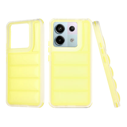 Case for Xiaomi Poco X6 / Note 13 Pro 5G, Techsuit, Wave Shield, Yellow