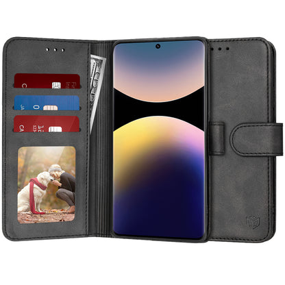 Coque pour Xiaomi Poco X7 / Note 14 Pro 5G, Techsuit, Diary Book, Noire