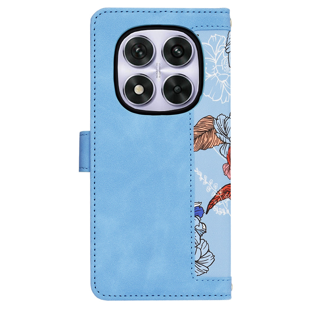 Coque pour Xiaomi Poco X7 / Note 14 Pro 5G, Techsuit, FlipCraft, Bleu