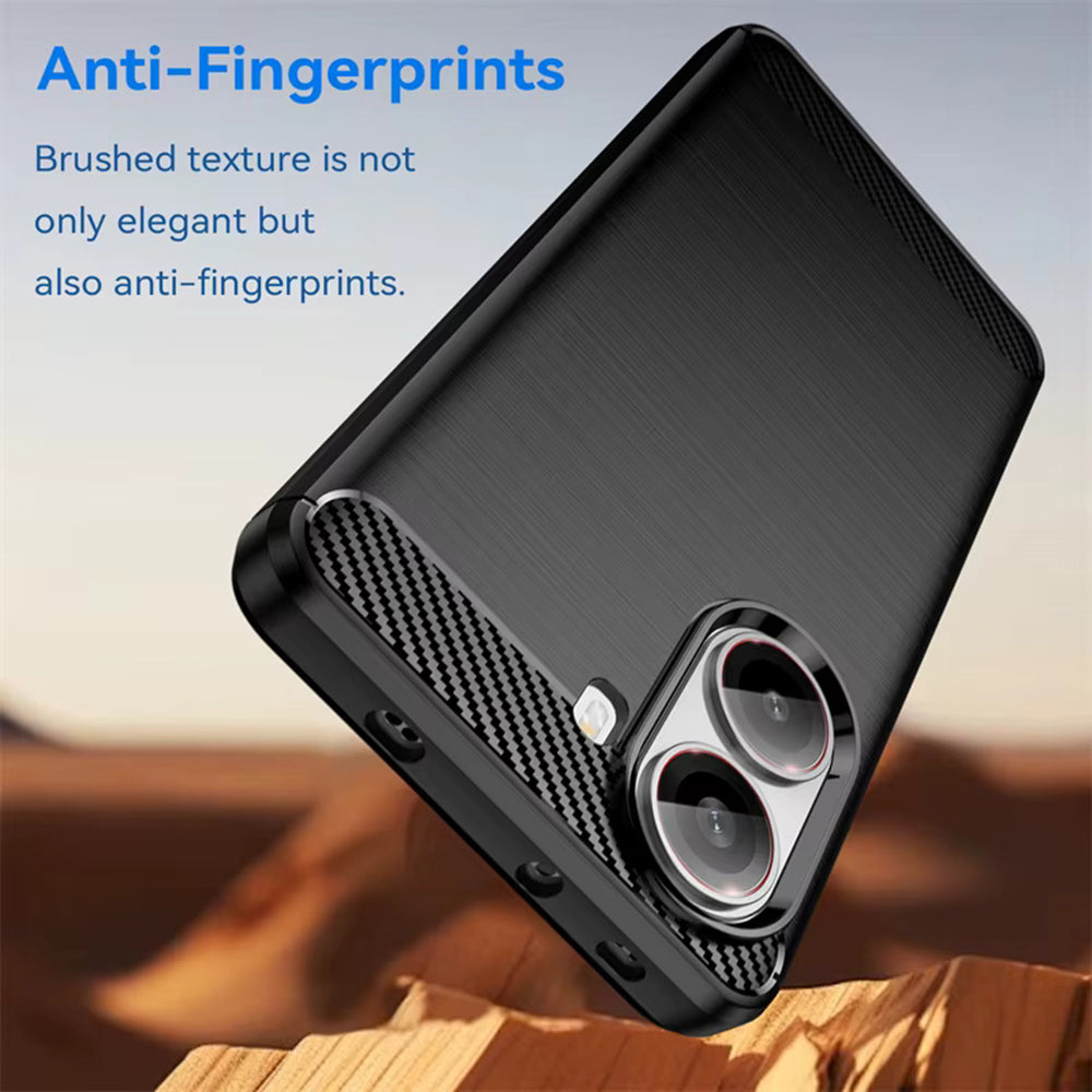 Coque pour Xiaomi Poco X7 Pro, Techsuit, Carbone, Noire