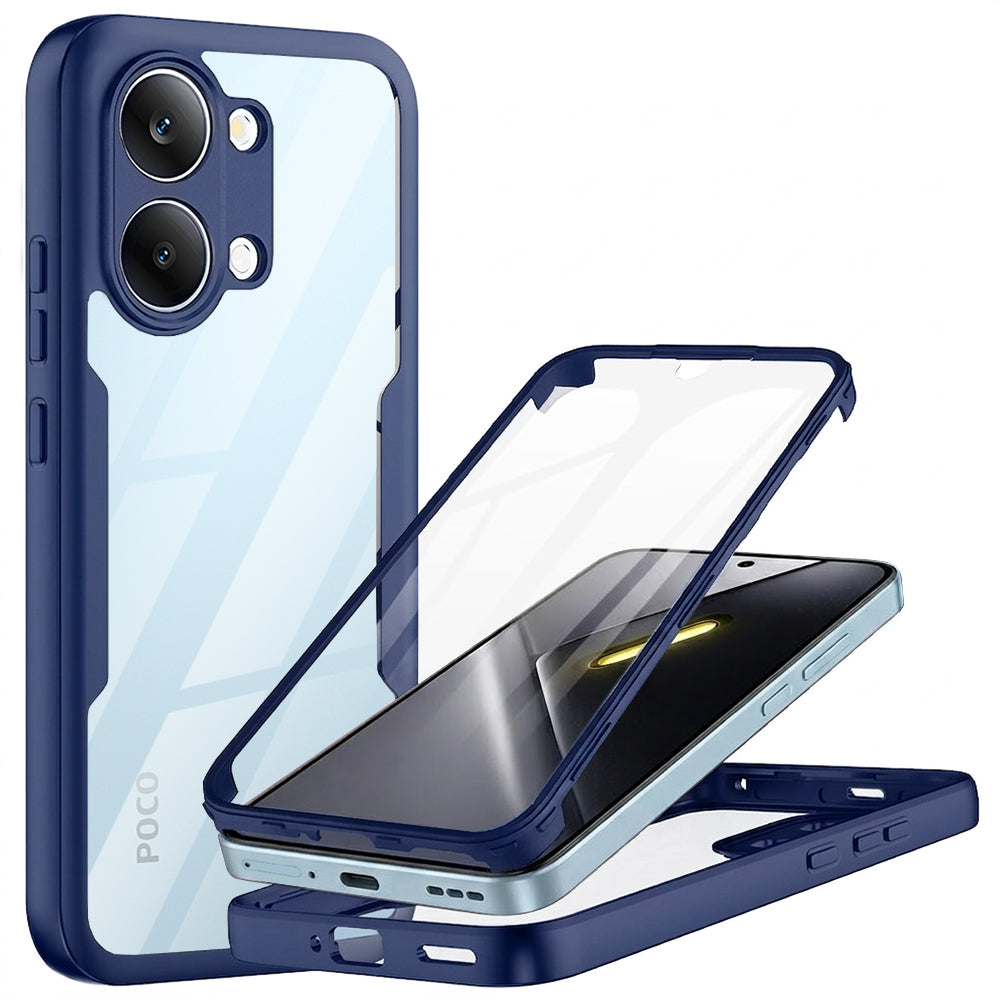 Case for Xiaomi Poco X8 Pro Max, Techsuit, ColorVerse 360, Blue