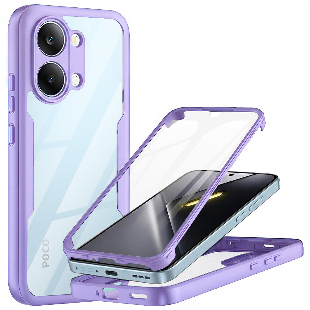 Coque pour Xiaomi Poco X8 Pro Max, Techsuit, ColorVerse 360, Violet