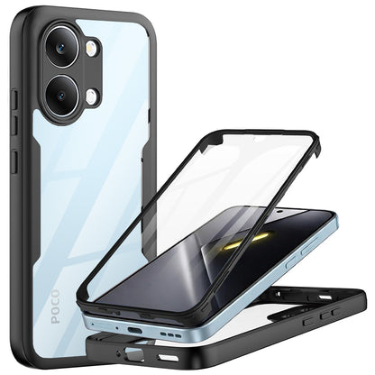 Hülle für Xiaomi Poco X8 Pro Max, Techsuit, ColorVerse 360, Schwarz