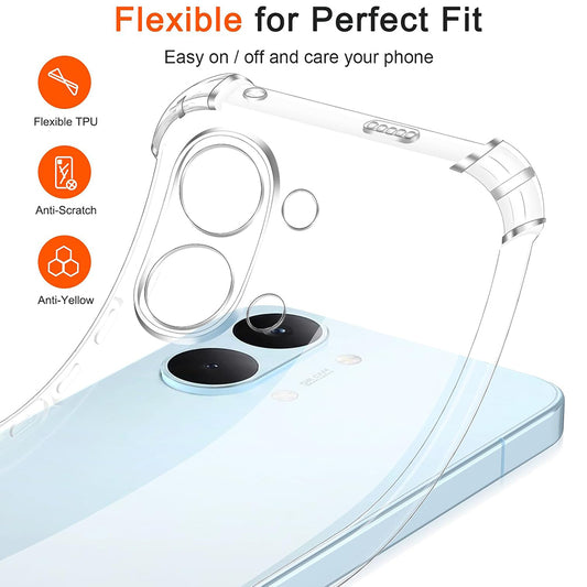 Étui pour Xiaomi Poco X8 Pro Max, Techsuit, Shockproof Clear, Transparent