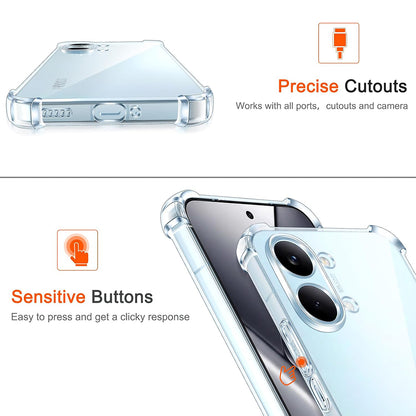 Hülle für Xiaomi Poco X8 Pro Max, Techsuit, Shockproof Clear, Transparent
