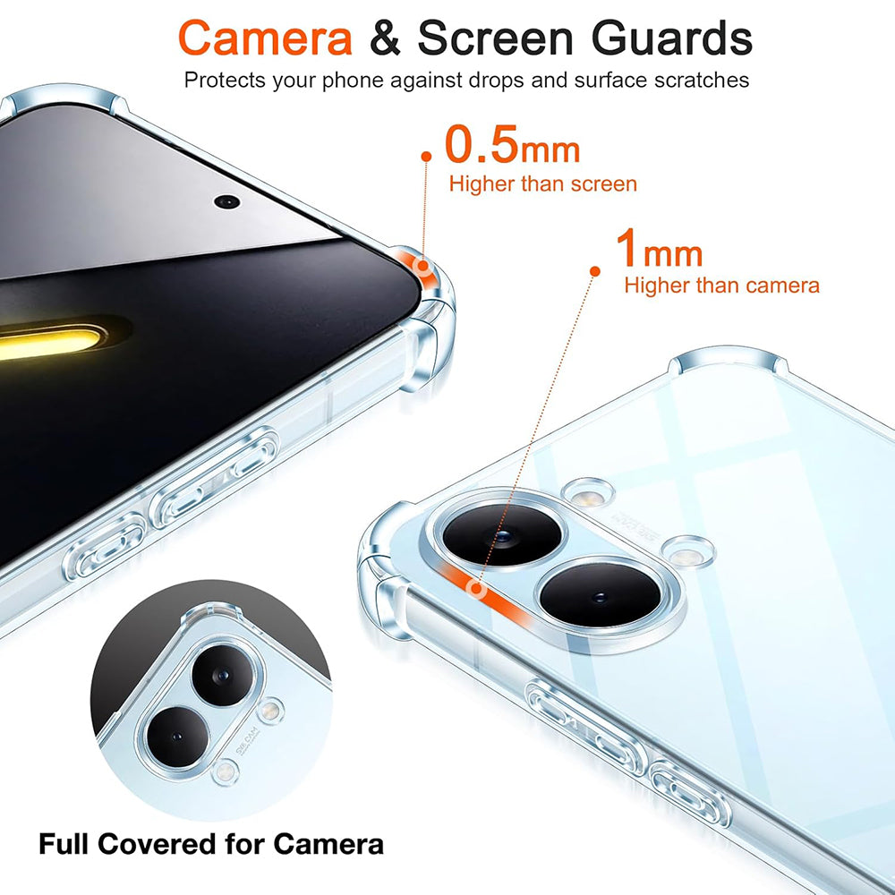 Hülle für Xiaomi Poco X8 Pro Max, Techsuit, Shockproof Clear, Transparent