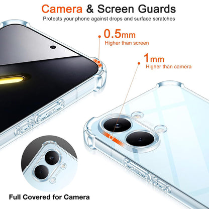 Hülle für Xiaomi Poco X8 Pro Max, Techsuit, Shockproof Clear, Transparent