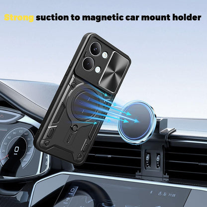 Étui pour Xiaomi Poco X8 Pro, Techsuit, CamGuard Pro, Bleu