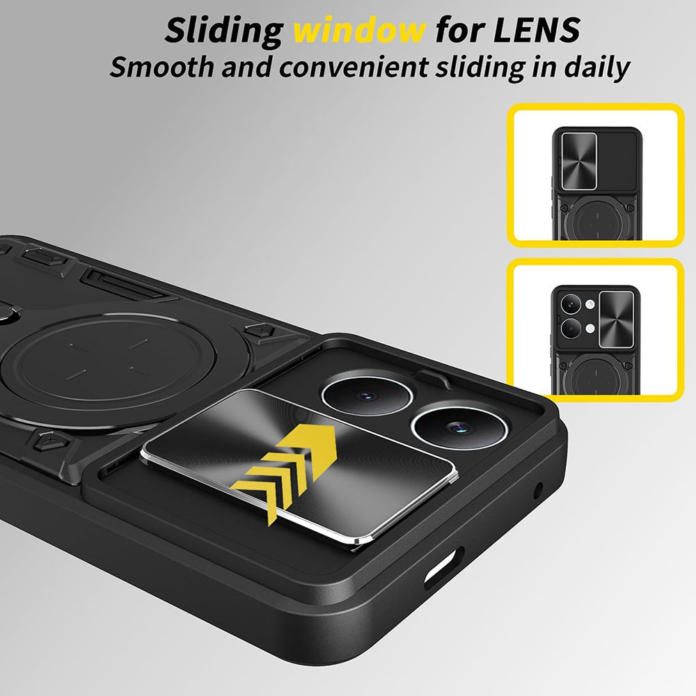 Étui pour Xiaomi Poco X8 Pro, Techsuit, CamGuard Pro, Bleu