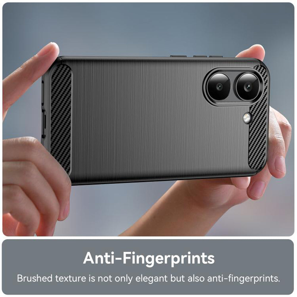 Coque pour Xiaomi Poco X8 Pro, Techsuit, Carbone, Bleue