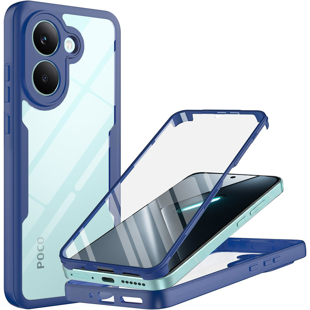 Case for Xiaomi Poco X8 Pro, Techsuit, ColorVerse 360, Blue
