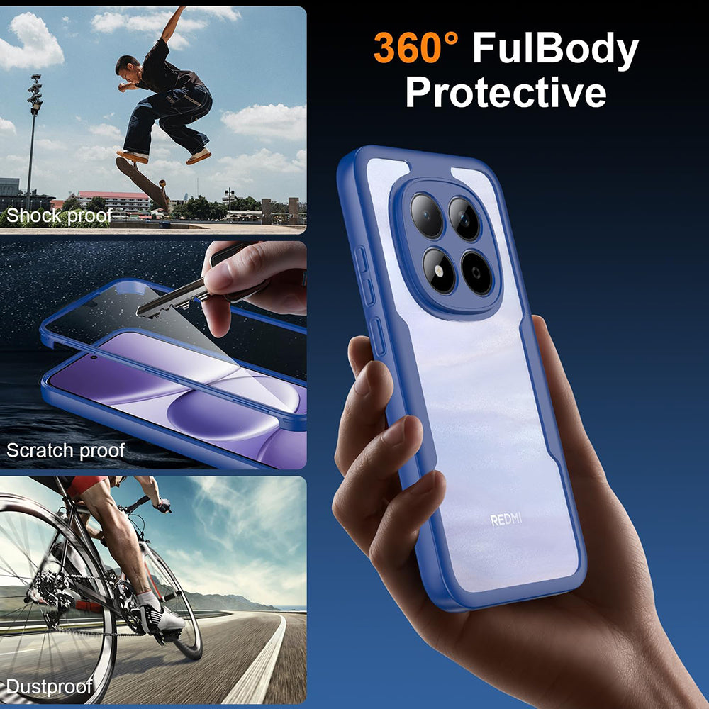 Case for Xiaomi Poco X8 Pro, Techsuit, ColorVerse 360, Blue