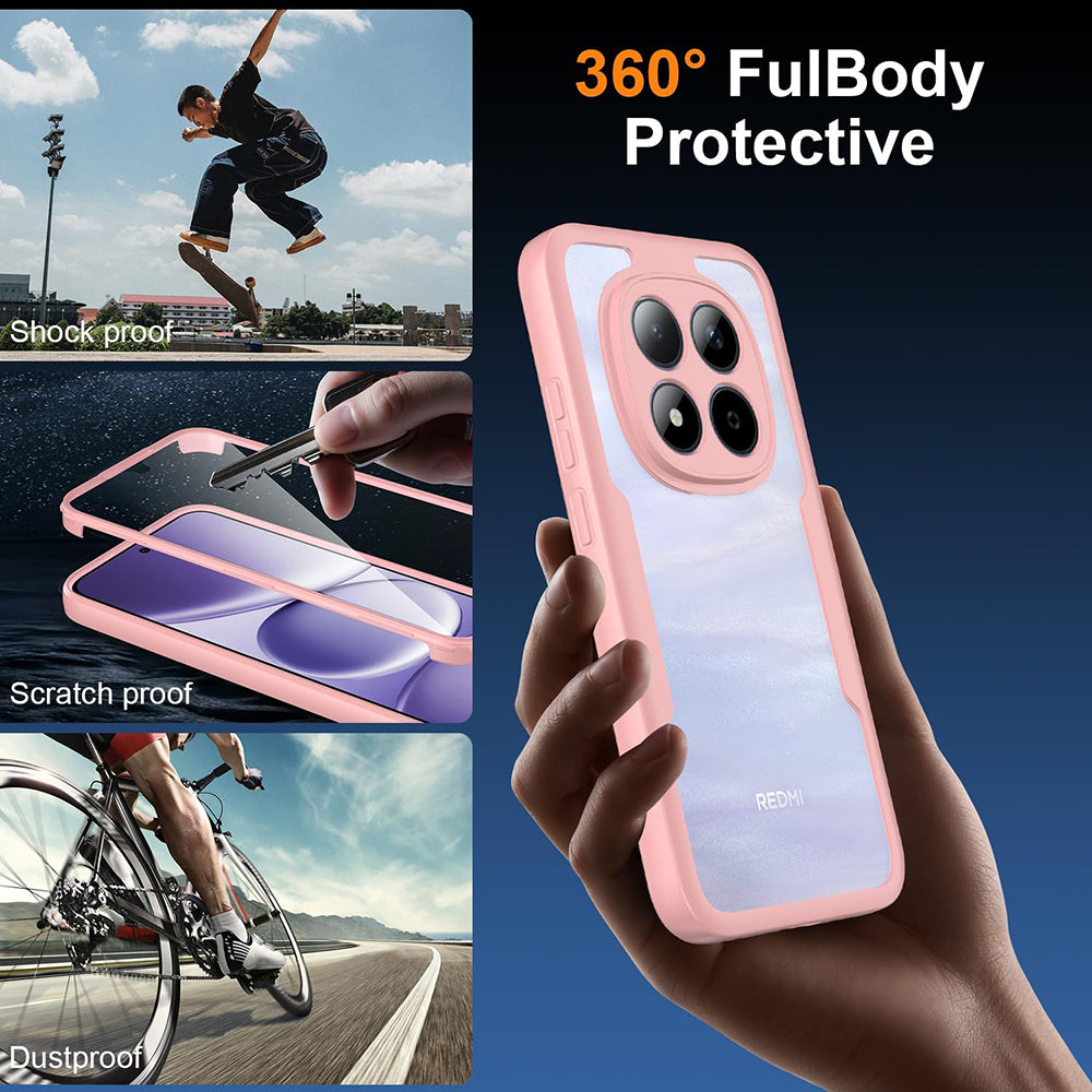 Coque pour Xiaomi Poco X8 Pro, Techsuit, ColorVerse 360, Rose