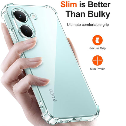 Étui pour Xiaomi Poco X8 Pro, Techsuit, Shockproof Clear, Transparent