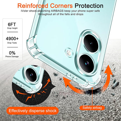 Étui pour Xiaomi Poco X8 Pro, Techsuit, Shockproof Clear, Transparent