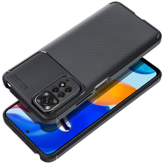 Coque pour Xiaomi Poco C65 / Redmi 13C, OEM, Carbone Premium, Noire