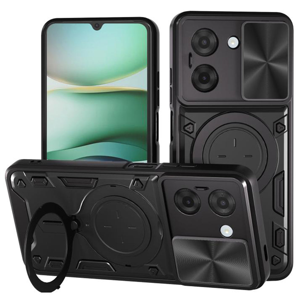 Coque pour Xiaomi Redmi A5 4G (Régional), Techsuit, CamGuard Pro, Noire