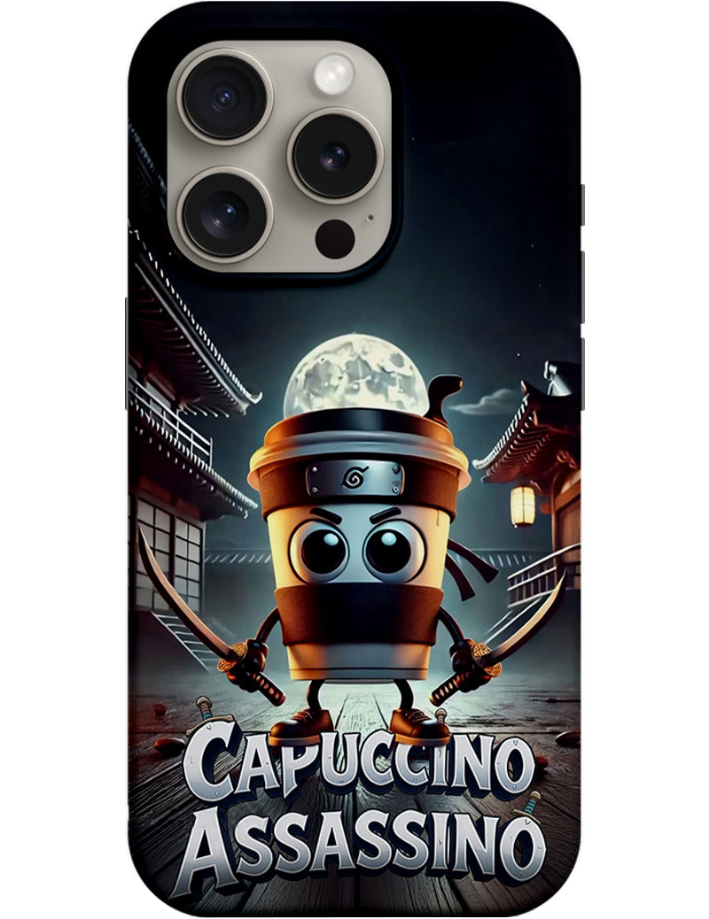 Coque pour Xiaomi Redmi 12C, Perfect Case, Italian Brainrot Capuccino Assassino, Multicolore
