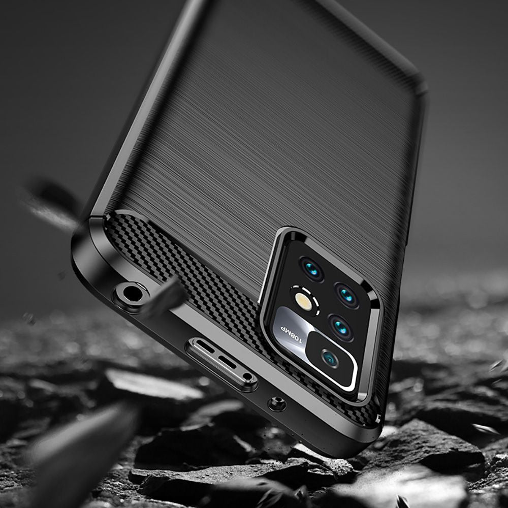 Case for Xiaomi Redmi 10 2022 / 10 (2021), Techsuit, Carbon, Black