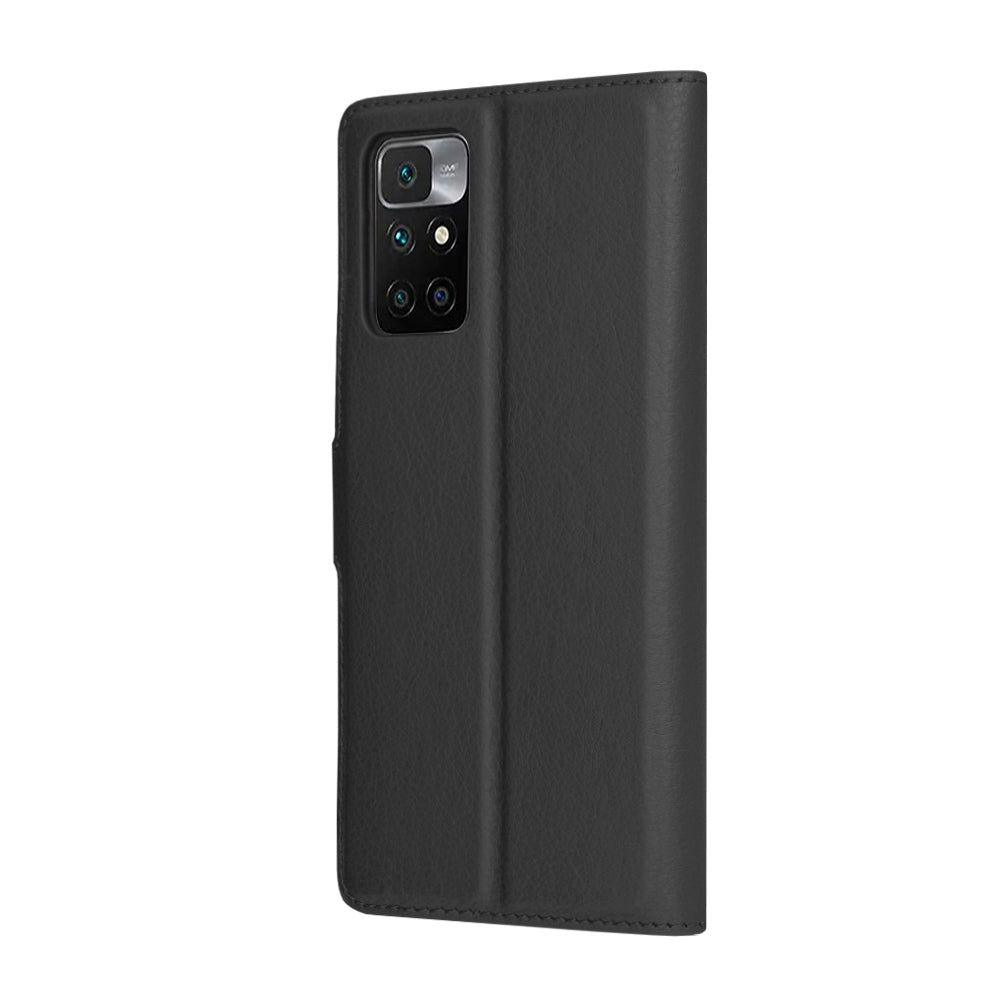 Case for Xiaomi Redmi 10 2022 / 10 (2021), Techsuit, Leather Folio, Black
