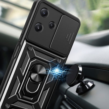 Hülle für Xiaomi Redmi 12 5G, Techsuit, CamShield, Schwarz